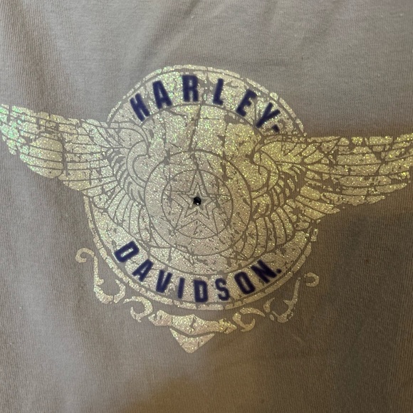 Vintage Harley-Davidson Lavender Camisole with Purple Lace Medium - Picture 3 of 9